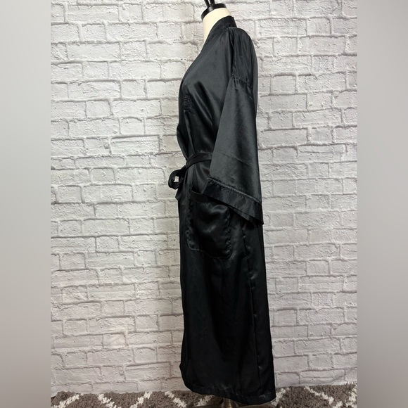 Christian Dior Black Monsieur Embroidered robe - Picture 4 of 6